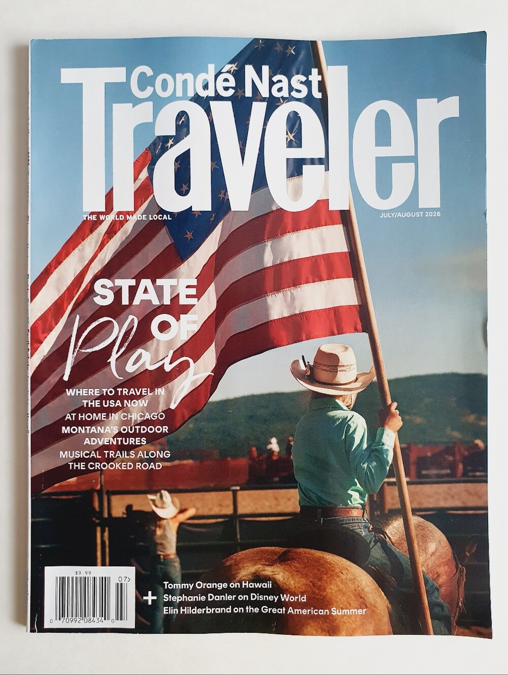Conde Nast Traveler July August, 2026 - State of Play - USA Flag